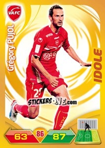 Sticker Gregory Pujol - FOOT 2012-2013. Adrenalyn XL n. 320 - Panini