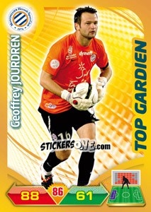 Sticker Geoffrey Jourdren - FOOT 2012-2013. Adrenalyn XL - Panini
