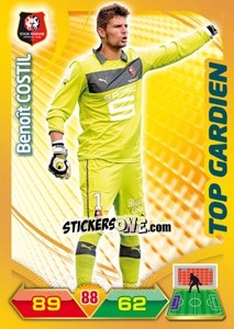 Sticker Benoît Costil - FOOT 2012-2013. Adrenalyn XL n. 327 - Panini