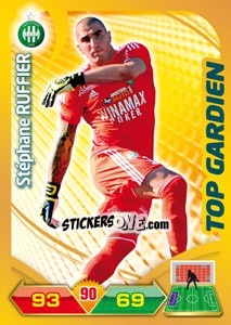Sticker Stephane Ruffier - FOOT 2012-2013. Adrenalyn XL - Panini