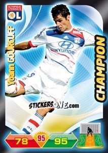Sticker Yoann Gourcuff - FOOT 2012-2013. Adrenalyn XL n. 334 - Panini