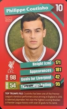 Cromo Philippe Coutinho - Liverpool 2017-2018
 n. 6 - Top Trumps