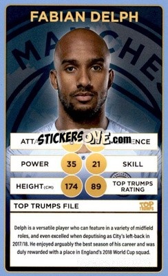 Figurina Fabian Delph - Manchester City 2018-2019
 - Top Trumps