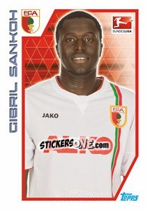 Cromo Gibril Sankoh - German Football Bundesliga 2012-2013 - Topps