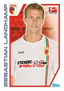 Sticker Sebastian Langkamp - German Football Bundesliga 2012-2013 - Topps