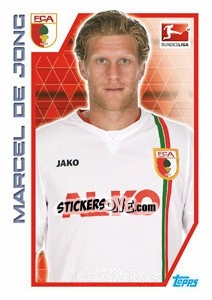 Sticker Marcel de Jong - German Football Bundesliga 2012-2013 - Topps