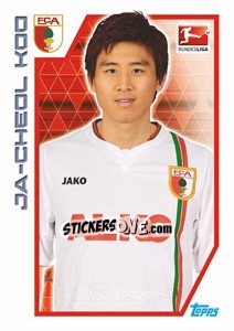 Sticker Koo Ja-Cheol - German Football Bundesliga 2012-2013 - Topps