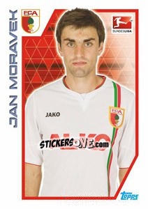 Sticker Jan Moravek - German Football Bundesliga 2012-2013 - Topps