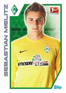 Sticker Sebastian Mielitz - German Football Bundesliga 2012-2013 - Topps