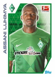 Sticker Assani Lukimya - German Football Bundesliga 2012-2013 - Topps
