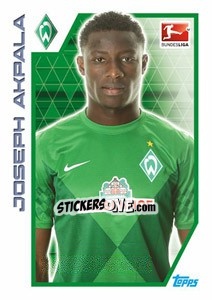 Sticker Joseph Akpala - German Football Bundesliga 2012-2013 - Topps