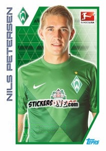 Sticker Nils Petersen - German Football Bundesliga 2012-2013 n. 35 - Topps