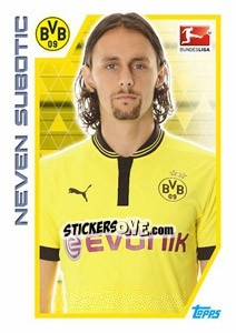 Sticker Neven Subotic - German Football Bundesliga 2012-2013 n. 41 - Topps