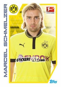 Sticker Marcel Schmelzer - German Football Bundesliga 2012-2013 - Topps