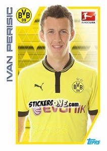 Sticker Ivan Perisic - German Football Bundesliga 2012-2013 n. 44 - Topps