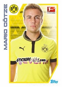 Sticker Mario Götze - German Football Bundesliga 2012-2013 - Topps