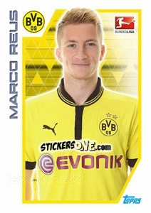 Sticker Marco Reus - German Football Bundesliga 2012-2013 n. 52 - Topps
