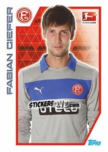 Sticker Fabian Giefer - German Football Bundesliga 2012-2013 - Topps