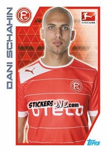 Sticker Dani Schahin - German Football Bundesliga 2012-2013 - Topps