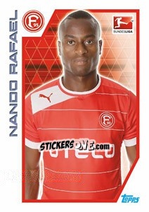 Sticker Nando Rafael - German Football Bundesliga 2012-2013 - Topps