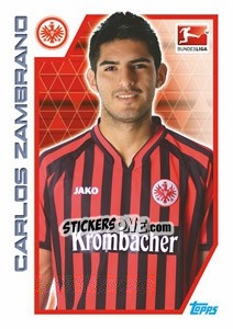 Sticker Carlos Zambrano - German Football Bundesliga 2012-2013 - Topps