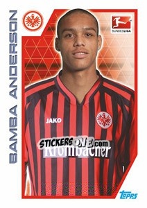 Sticker Anderson Bamba - German Football Bundesliga 2012-2013 - Topps