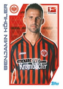 Figurina Benjamin Köhler - German Football Bundesliga 2012-2013 - Topps