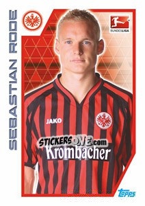 Sticker Sebastian Rode - German Football Bundesliga 2012-2013 n. 80 - Topps