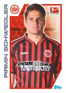 Sticker Pirmin Schwegler - German Football Bundesliga 2012-2013 n. 81 - Topps