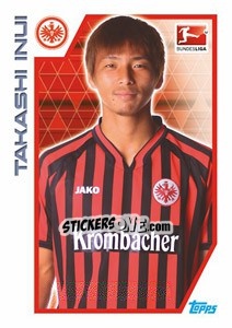 Sticker Takashi Inui - German Football Bundesliga 2012-2013 - Topps