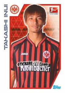 Sticker Takashi Inui - German Football Bundesliga 2012-2013 n. 84 - Topps
