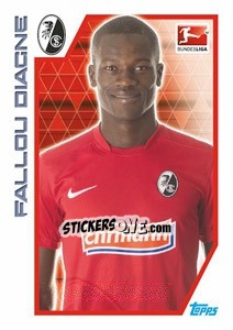 Cromo Diagné Fallou - German Football Bundesliga 2012-2013 - Topps