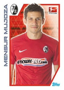Sticker Mensur Mujdža - German Football Bundesliga 2012-2013 - Topps