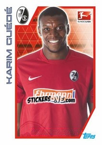 Cromo Karim Guédé - German Football Bundesliga 2012-2013 - Topps