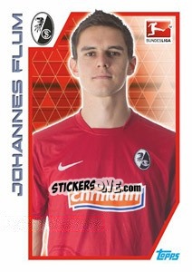 Figurina Johannes Flum - German Football Bundesliga 2012-2013 - Topps