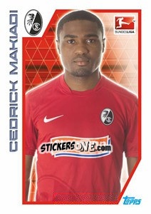 Figurina Cédrick Makiadi - German Football Bundesliga 2012-2013 - Topps