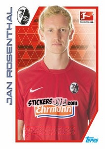 Sticker Jan Rosenthal - German Football Bundesliga 2012-2013 - Topps