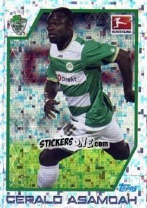 Sticker Star-Spieler (Gerald Asamoah) - German Football Bundesliga 2012-2013 n. 106 - Topps