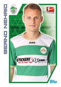 Cromo Bernd Nehrig - German Football Bundesliga 2012-2013 - Topps