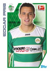 Sticker Edgar Prib - German Football Bundesliga 2012-2013 - Topps