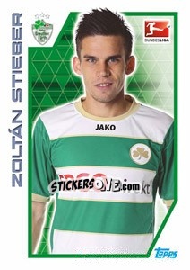 Sticker Zoltán Stieber - German Football Bundesliga 2012-2013 - Topps