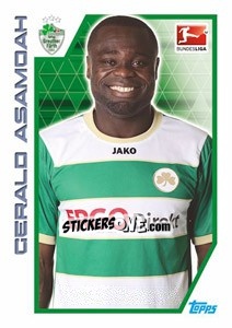 Sticker Gerald Asamoah - German Football Bundesliga 2012-2013 n. 120 - Topps