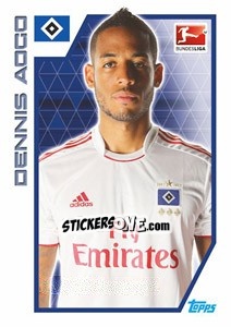 Cromo Dennis Aogo - German Football Bundesliga 2012-2013 - Topps