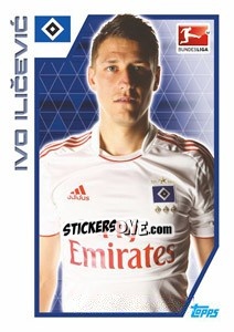 Sticker Ivo Ilicevic - German Football Bundesliga 2012-2013 n. 130 - Topps