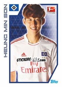 Sticker Son Heung-Min - German Football Bundesliga 2012-2013 n. 137 - Topps