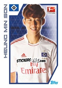 Figurina Son Heung-Min - German Football Bundesliga 2012-2013 - Topps