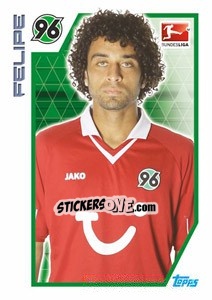 Sticker Felipe - German Football Bundesliga 2012-2013 - Topps