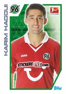 Sticker Karim Haggui - German Football Bundesliga 2012-2013 - Topps