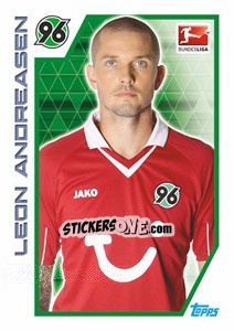 Sticker Leon Andreasen - German Football Bundesliga 2012-2013 - Topps