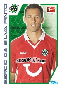 Sticker Sérgio Pinto - German Football Bundesliga 2012-2013 - Topps